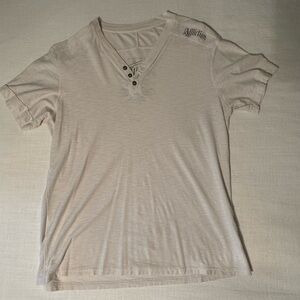 Men’s White Affliction Shirt